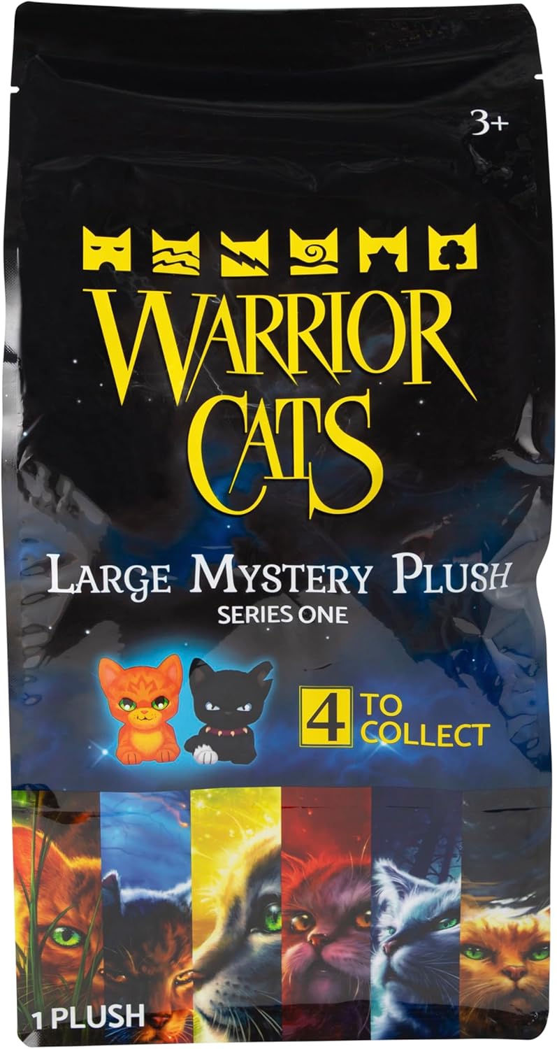 Warrior Cats Large Mystery Plush Series 1 Blind Bag Soft Plush Toy 1 of 4 Possible