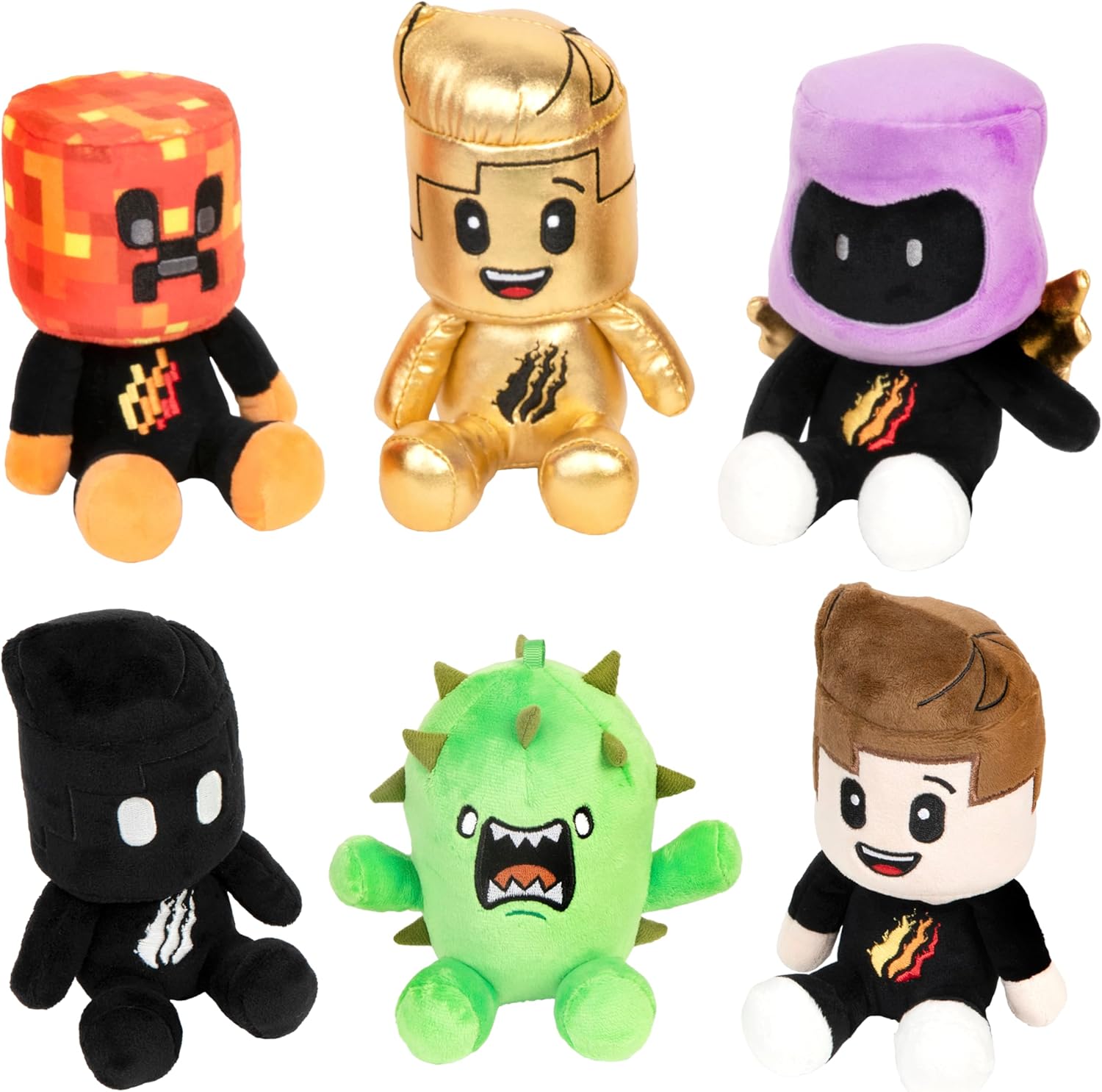 PrestonPlayz 6Inch Mini Mystery Plush Series 1 Blind Box 1 of 6 Possible Soft Plush Toys