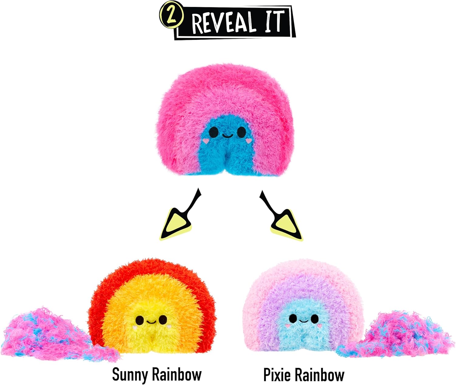 Fluffie Stuffiez Rainbow Small Collectible Feature Plush Ultra Soft Fluff Toy