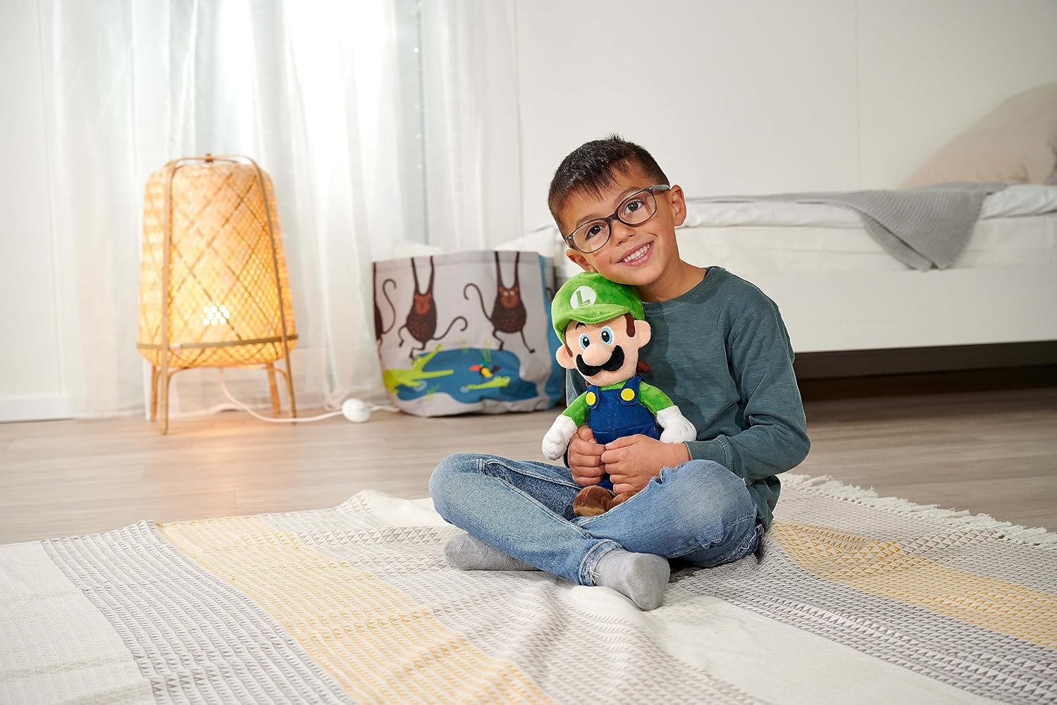 Simba Super Mario 30cm LUIGI Soft Plush Toy