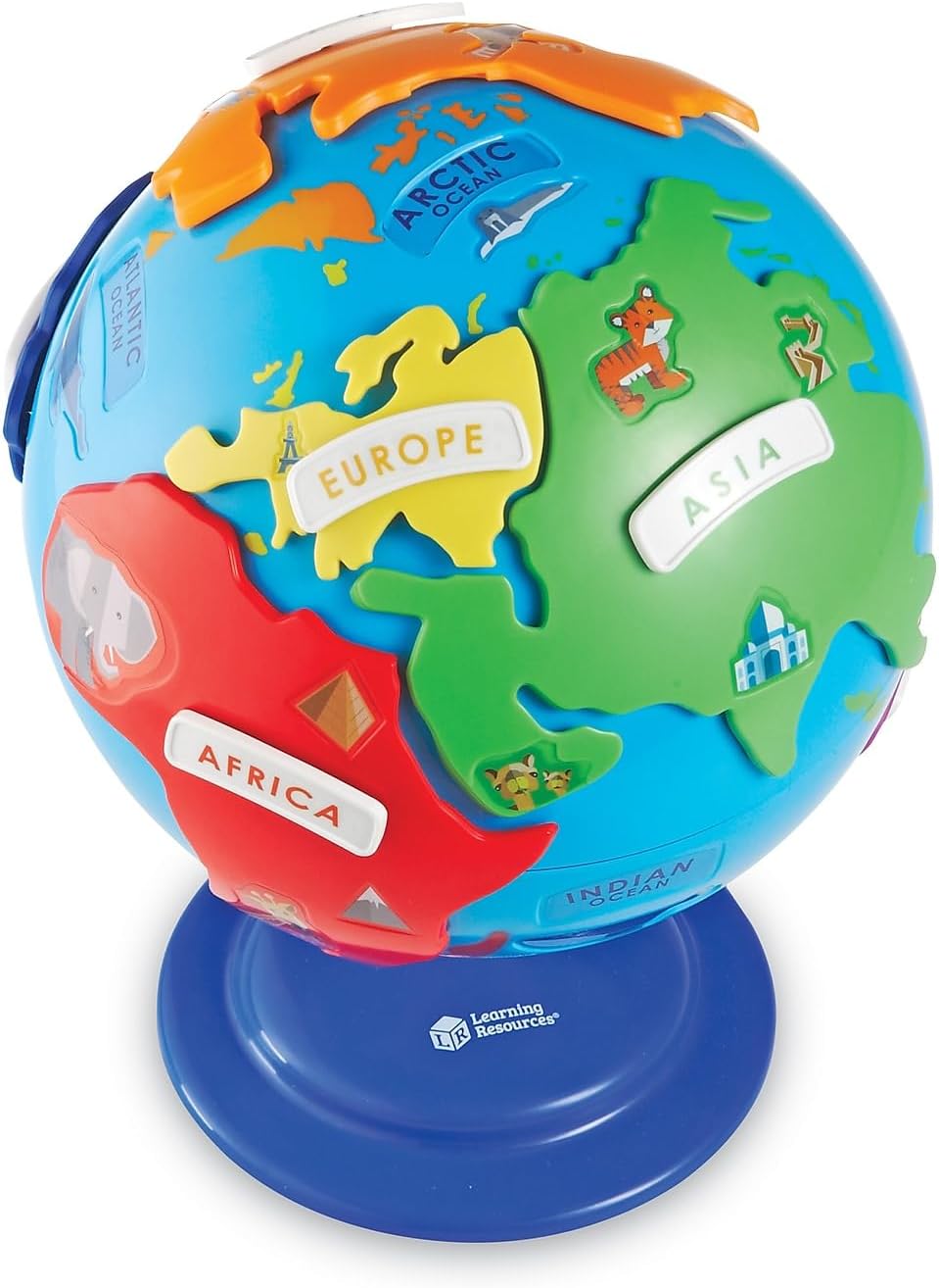 Learning Resources PUZZLE GLOBE Educational & Interactive Learning Map