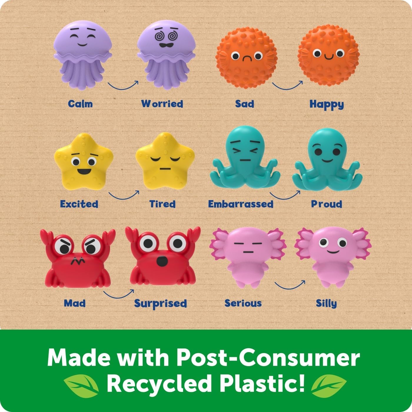 Learning Resources OCEAN EMOTION SEASHELLS, Social Emotional Learning Activities