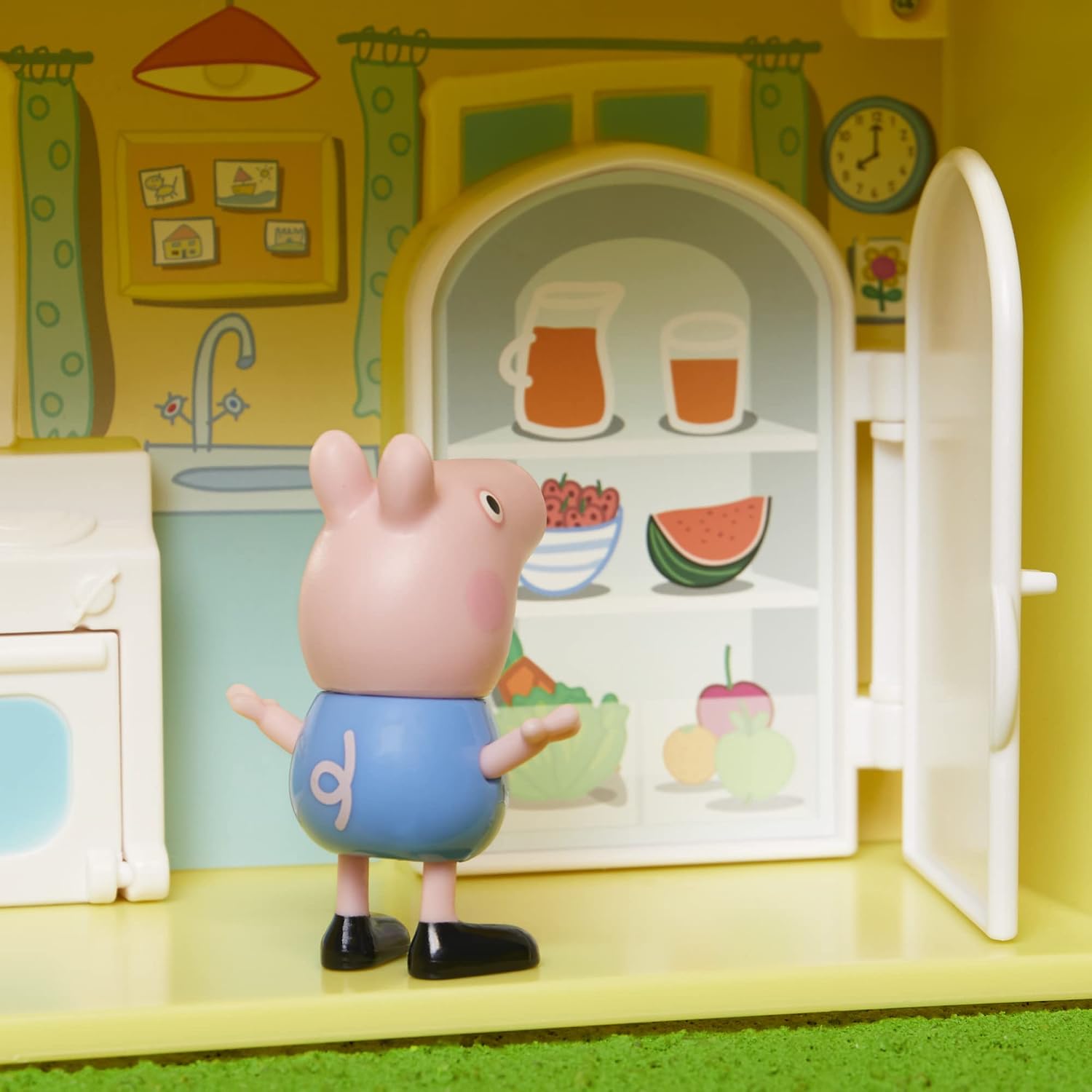 Peppa Pig Toys Peppa's Family Home Combo House Playset with 4 Figures and Car