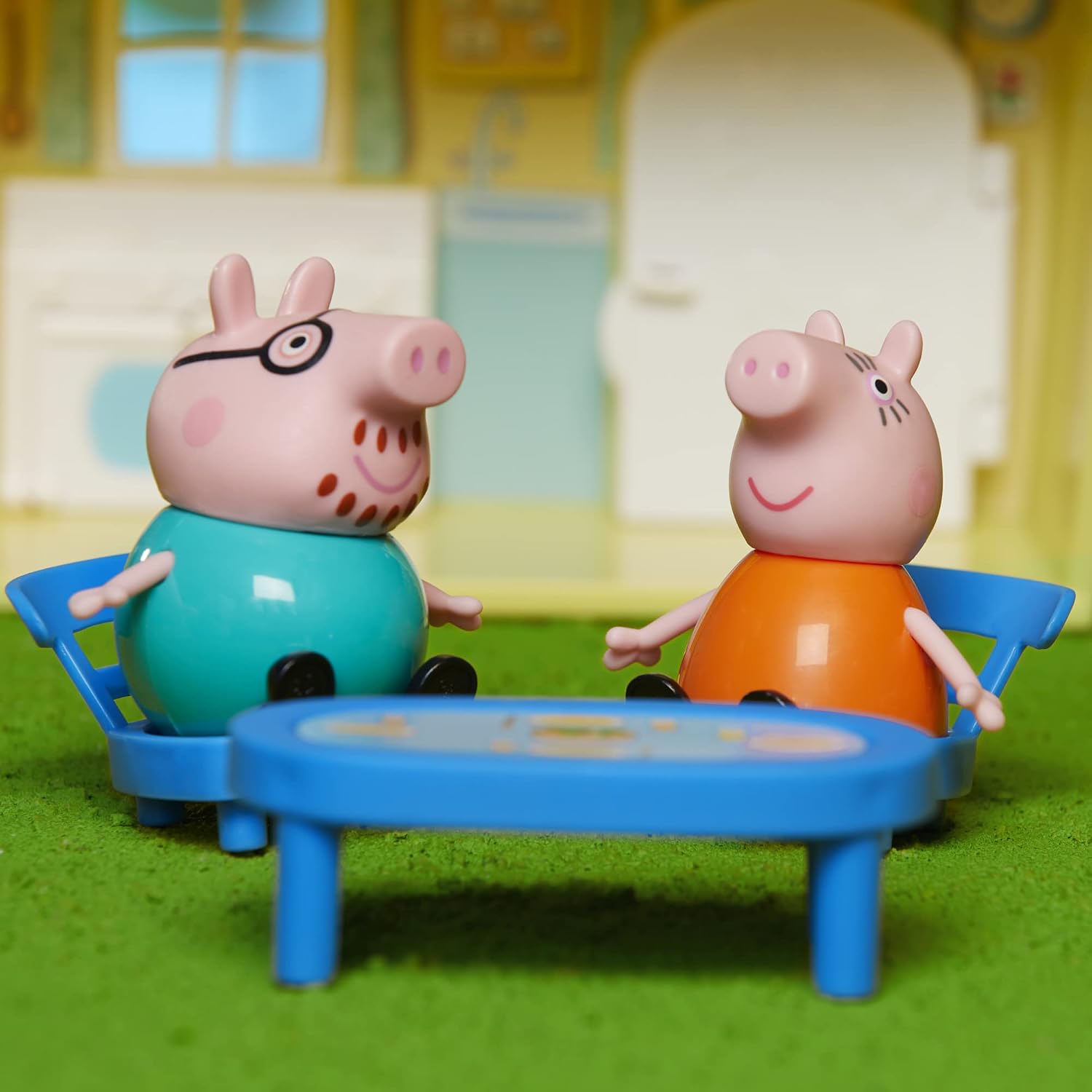 Peppa Pig Toys Peppa's Family Home Combo House Playset with 4 Figures and Car