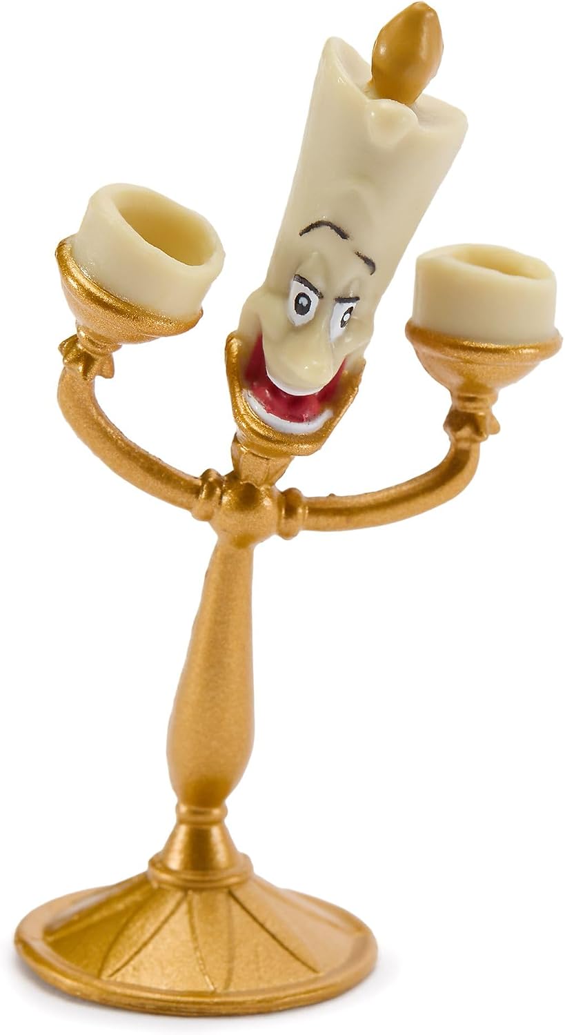 Disney Store Official Belle Classic Doll Beauty and the Beast 30cm with lumiere the Candle Stick