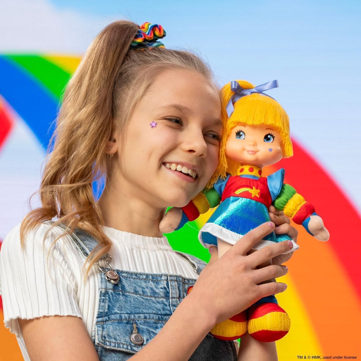 Rainbow Brite 12Inch Threaded Hair Soft Plush Toy Doll