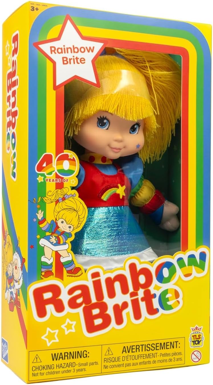 Rainbow Brite 12Inch Threaded Hair Soft Plush Toy Doll