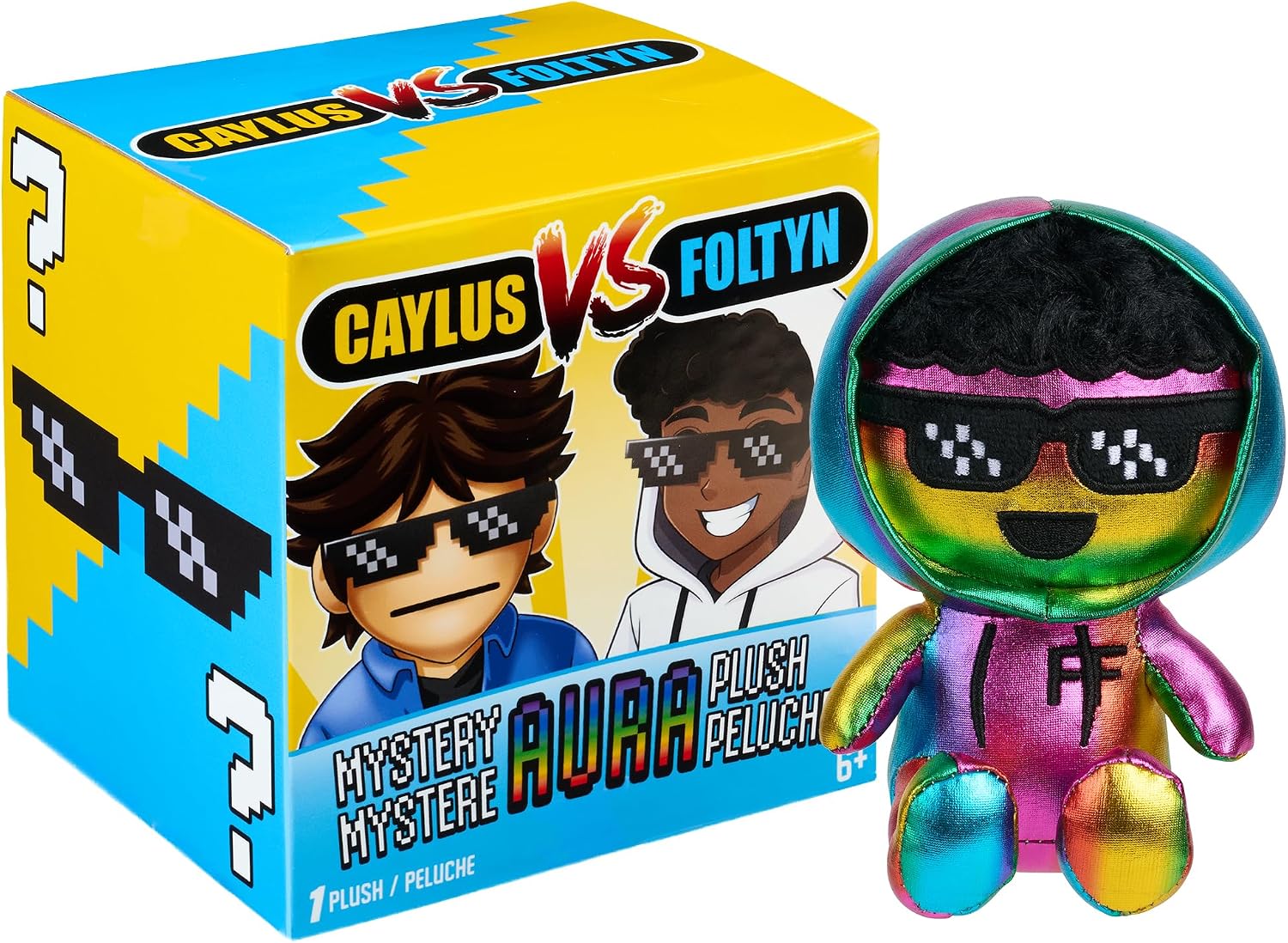 Caylus vs Foltyn Mystery Aura Plush  Blind Box 6 Inch Surprise Plush Toy