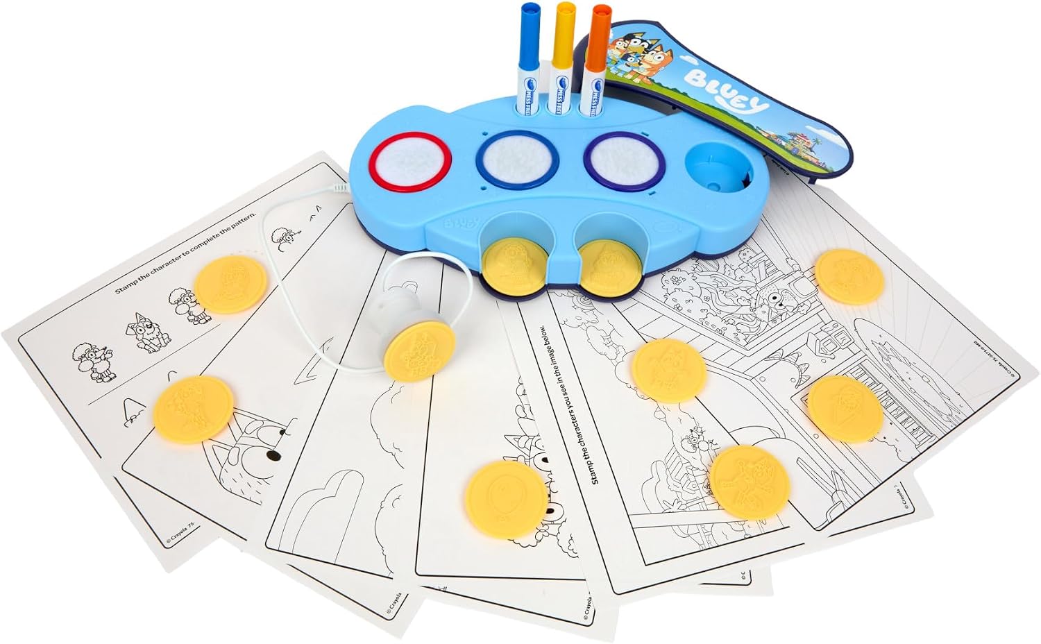 CRAYOLA Bluey Color Wonder Magic Light-Up Stamper