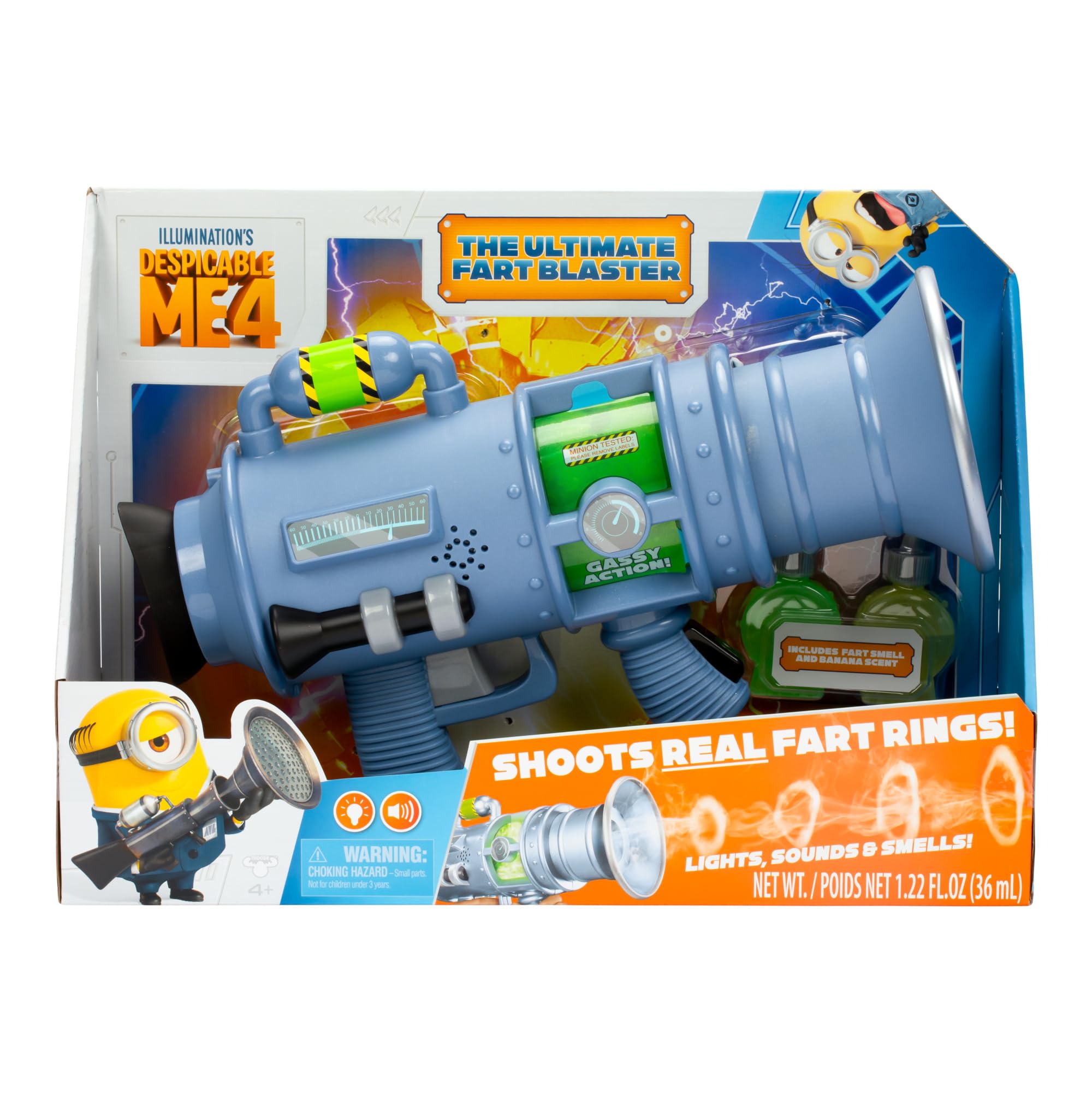 Despicable Me 4 The Ultimate Fart Blaster Blasts out REAL Fart