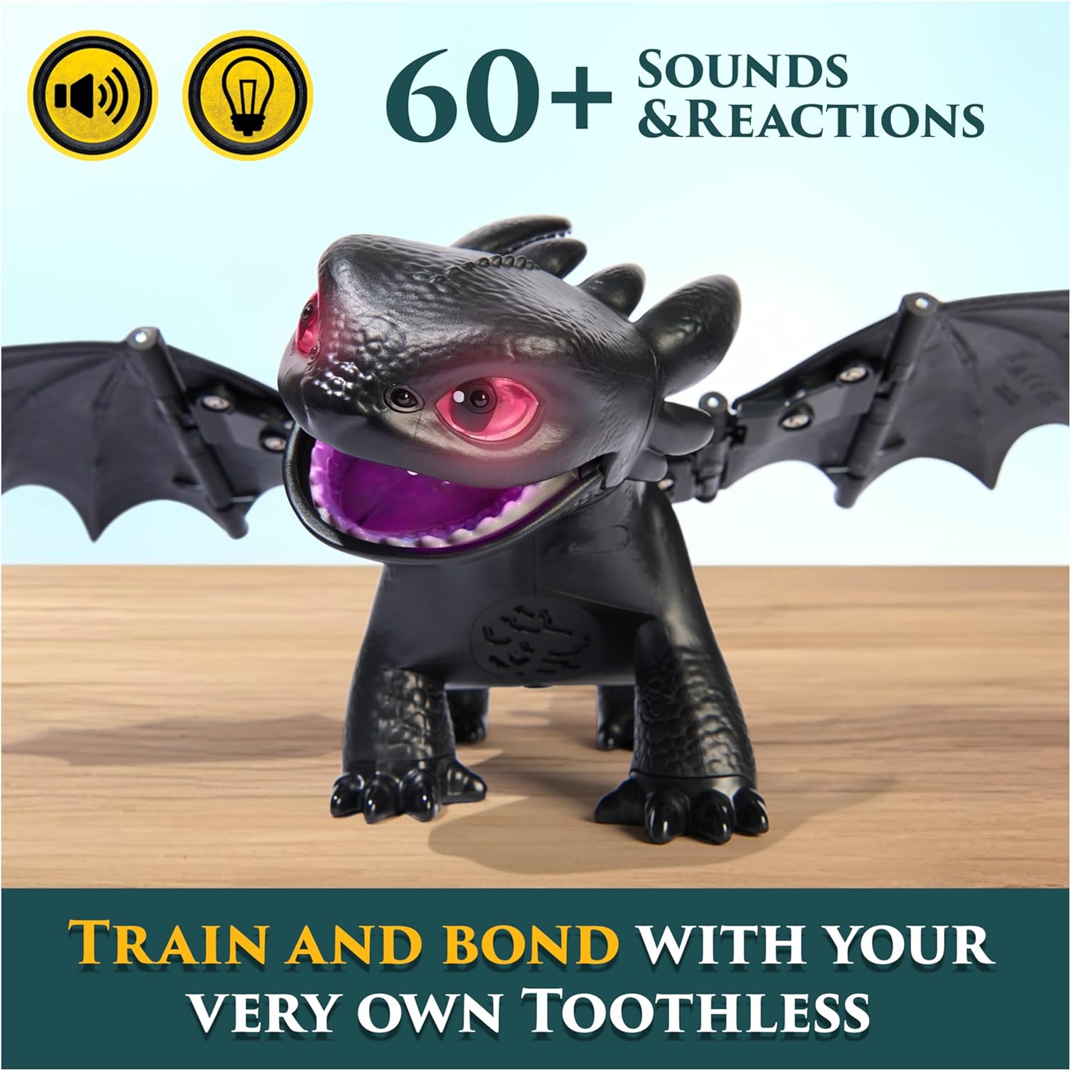 Dreamworks Dragons How to Train Your Dragon, Tame & Train Interactive Toothless