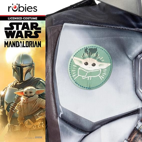 Rubie's Official Disney Star Wars The Mandalorian Children Fancy Dress 8-10 Years
