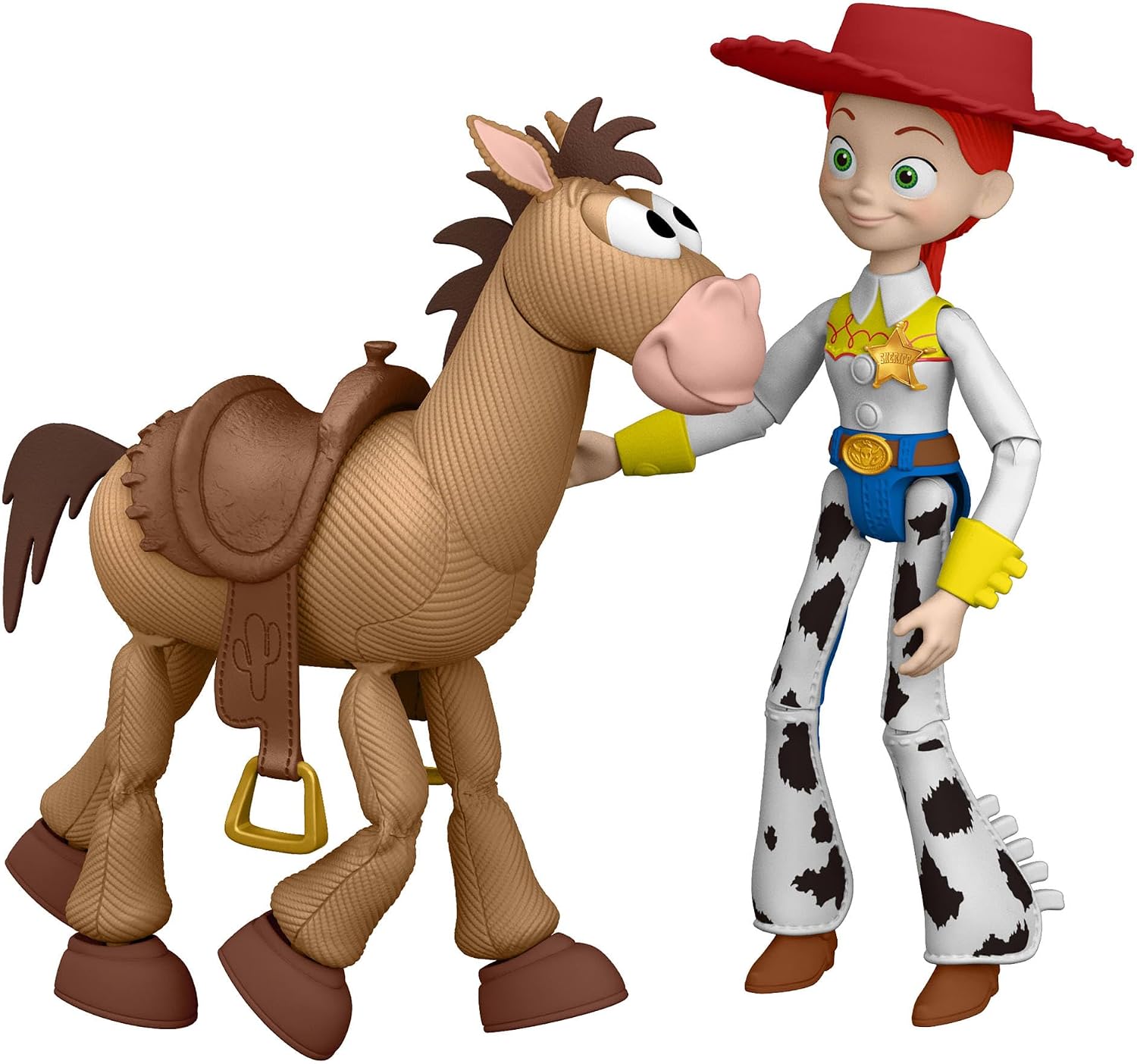Mattel Disney and Pixar Toy Story 5 Posable 7 Inch Action Figures 2 Pack, Jessie & Bullseye