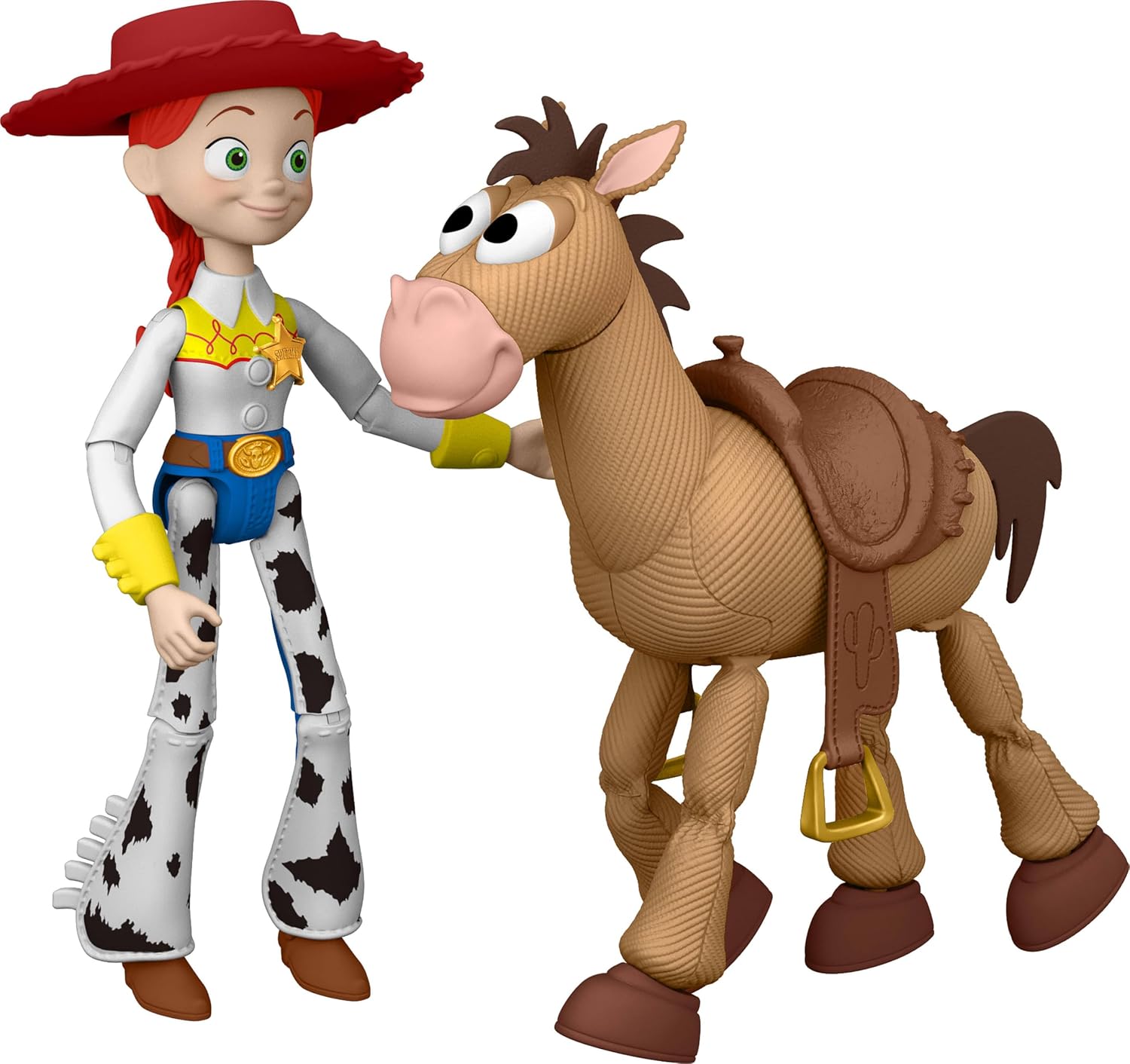 Mattel Disney and Pixar Toy Story 5 Posable 7 Inch Action Figures 2 Pack, Jessie & Bullseye