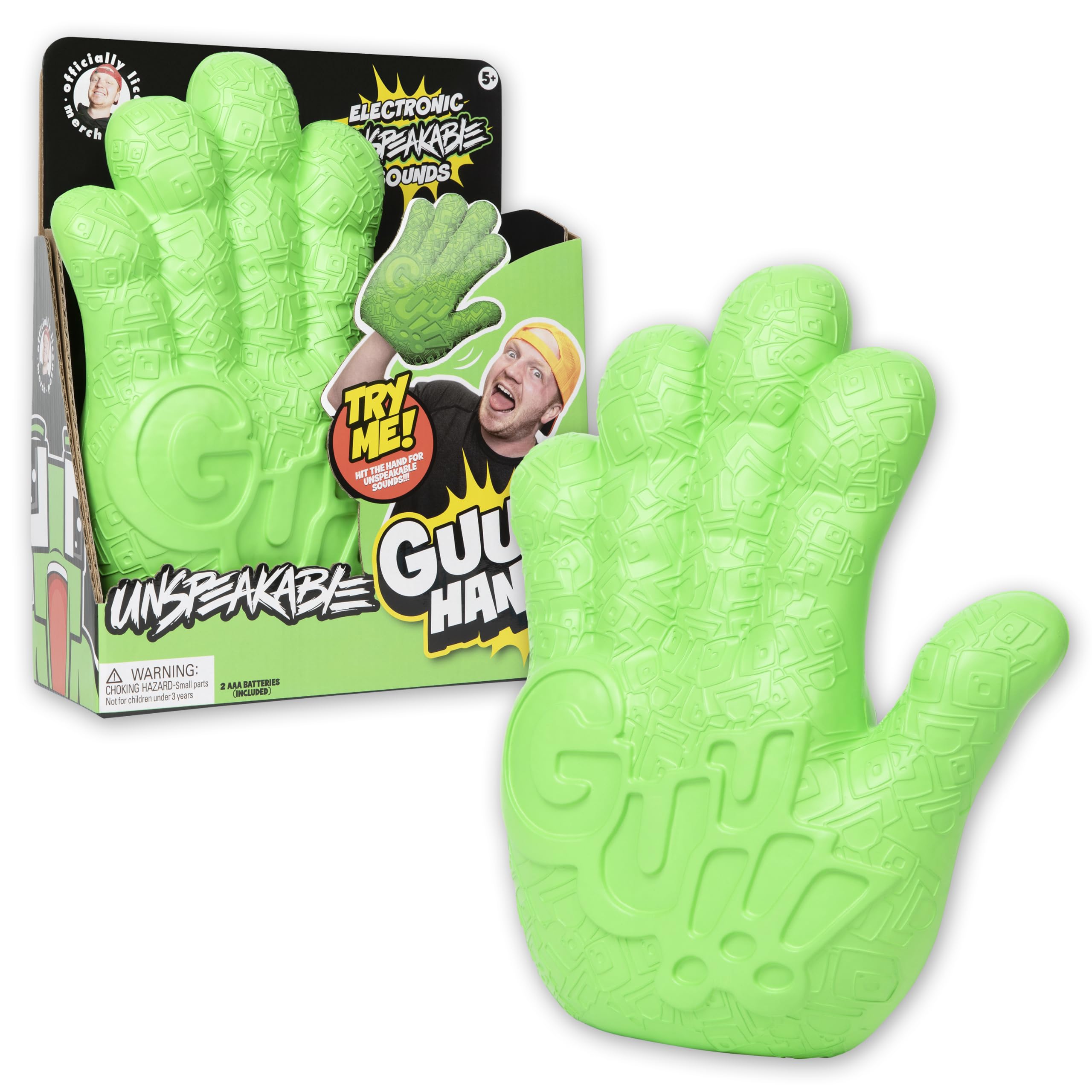 Unspeakable GUU Hand Toy Giant Wearable Sound FX Kids Toy Smack?Activated