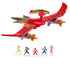 Power Rangers Mighty Morphin Re-Ignition FIREBIRD Combinable Thunderzord Season 2