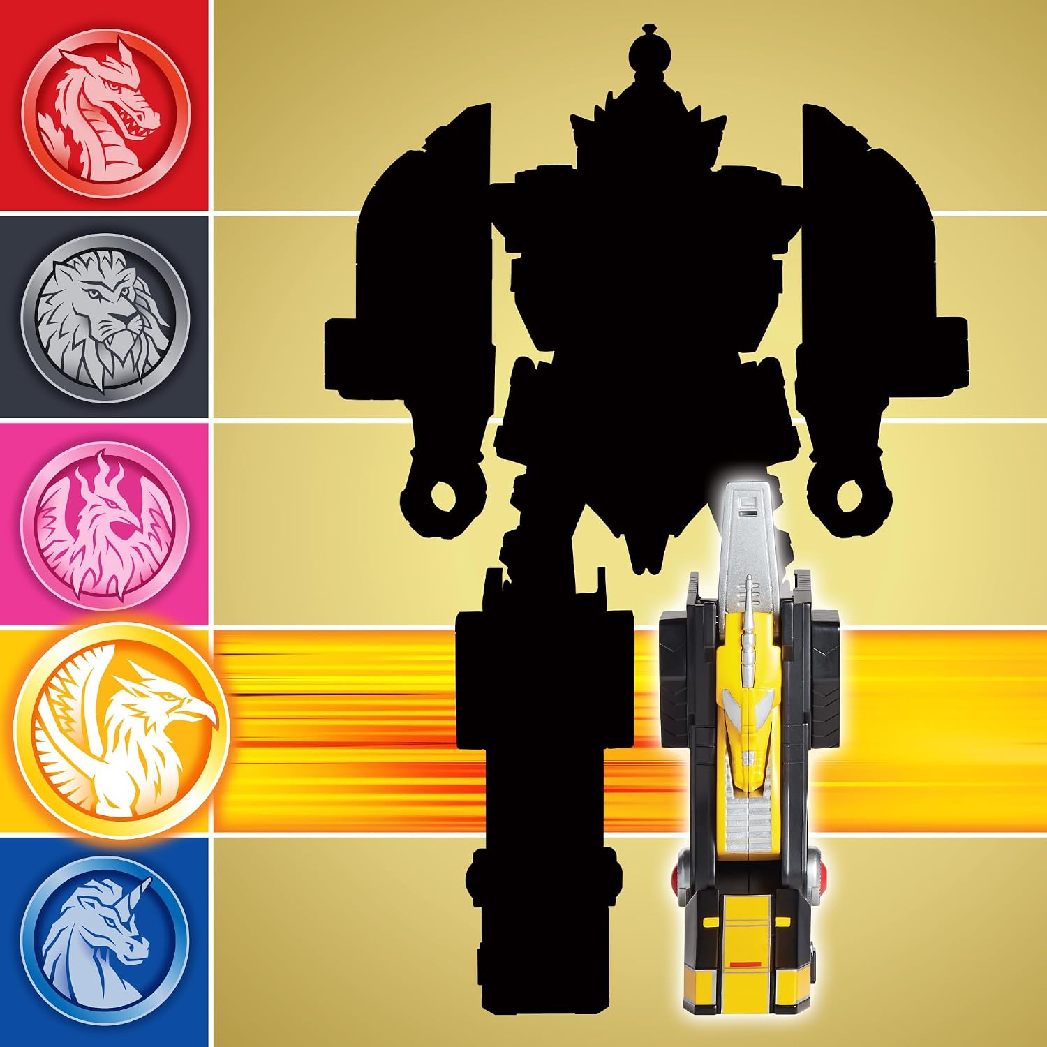 Power Rangers Mighty Morphin Re-Ignition GRIFFIN Combinable Thunderzord Season 2