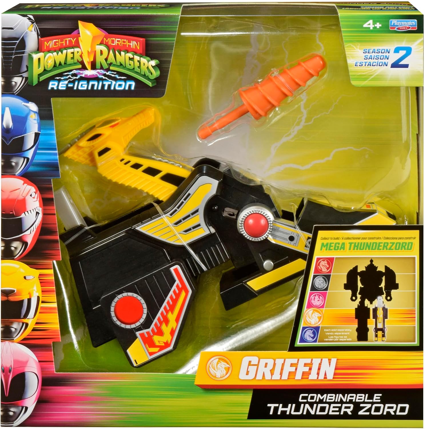 Power Rangers Mighty Morphin Re-Ignition GRIFFIN Combinable Thunderzord Season 2