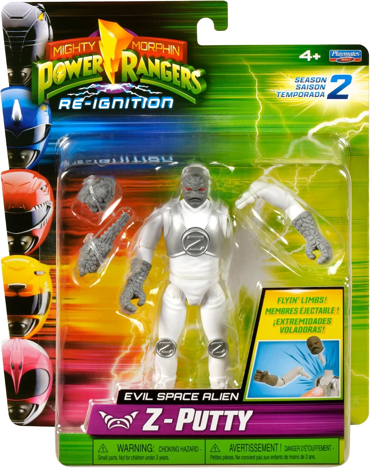 Power Rangers Mighty Morphin Re-Ignition Z PUTTY Season 2 Evil Space Alien Figure