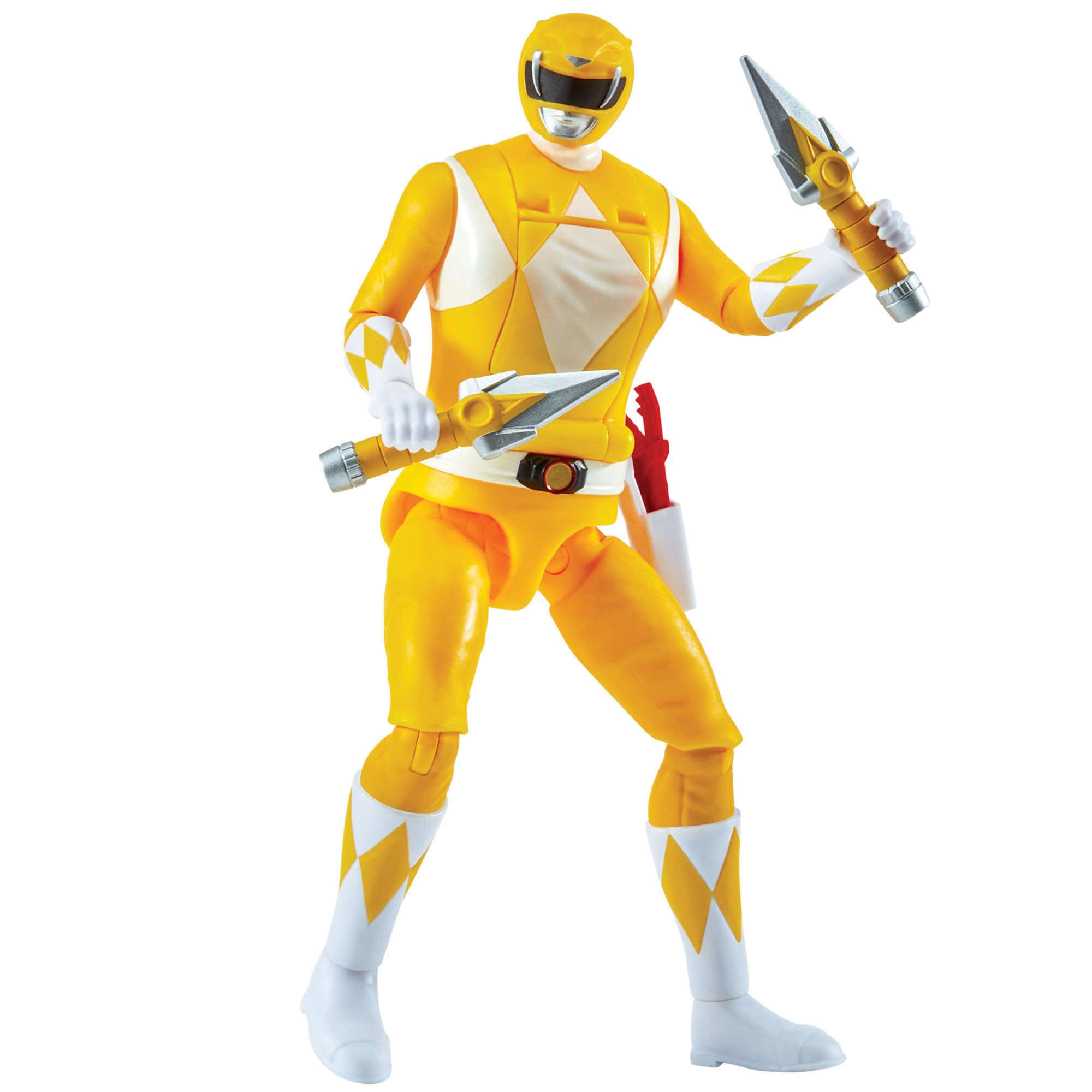 Power Rangers Mighty Morphin Re-Ignition Auto-Morphin Yellow Ranger Season 2 Action Figure