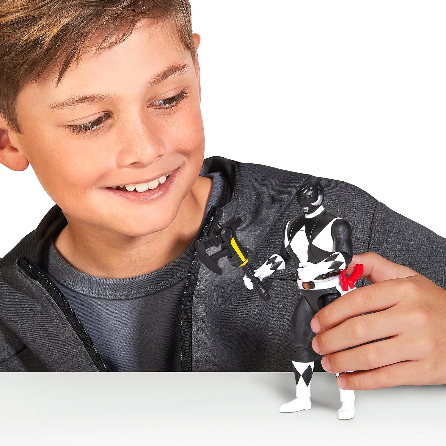 Power Rangers Mighty Morphin Re-Ignition Auto-Morphin Black Ranger Season 2 Action Figure