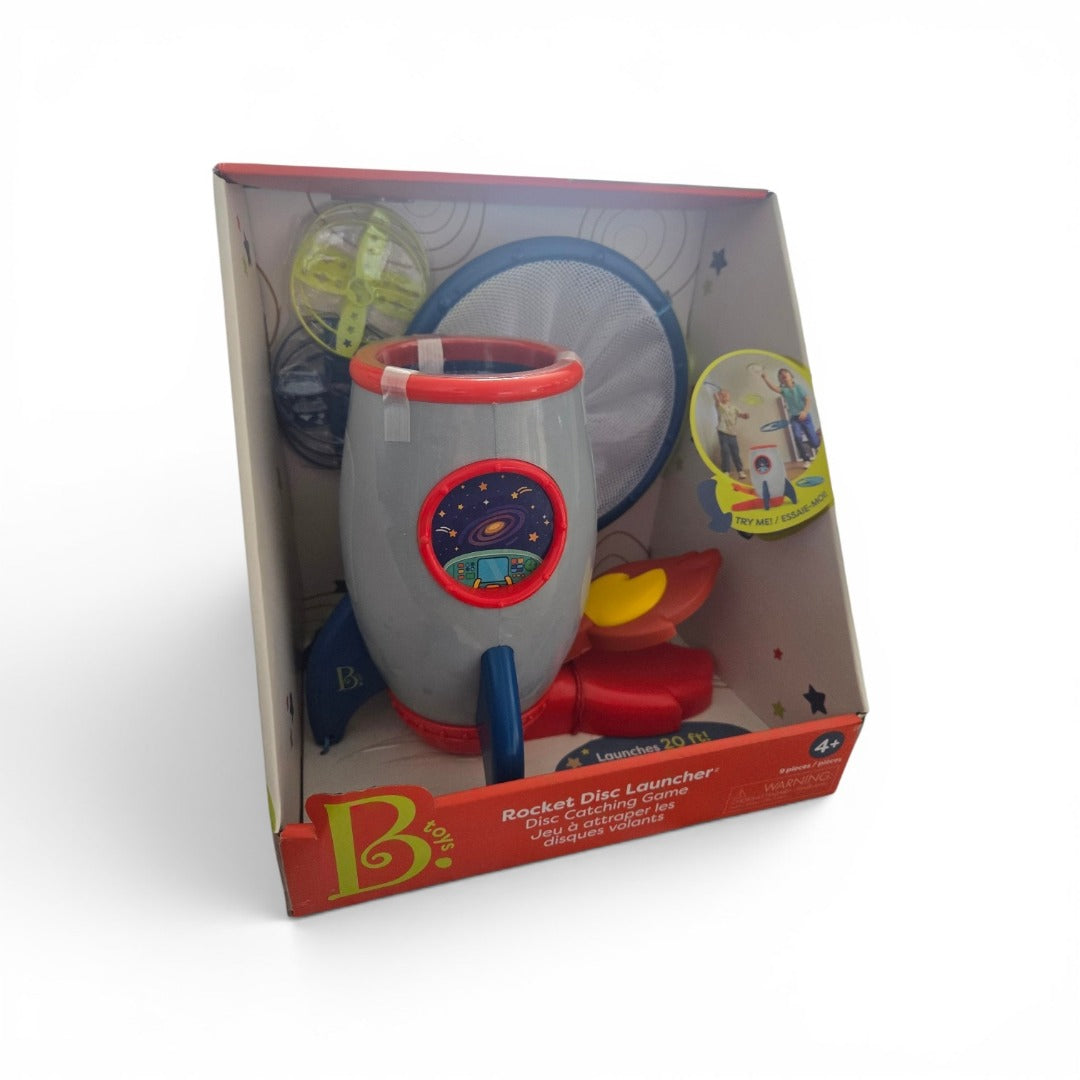 Rocket Disc Launcher Catching Game