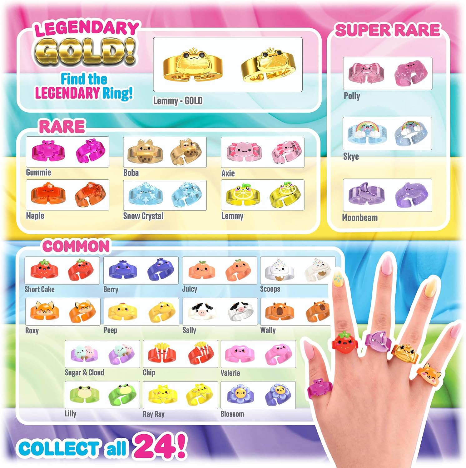Sky Castle Jelly Cakes? Bestie Party Pack 3 Layer Cake-Shaped Compound