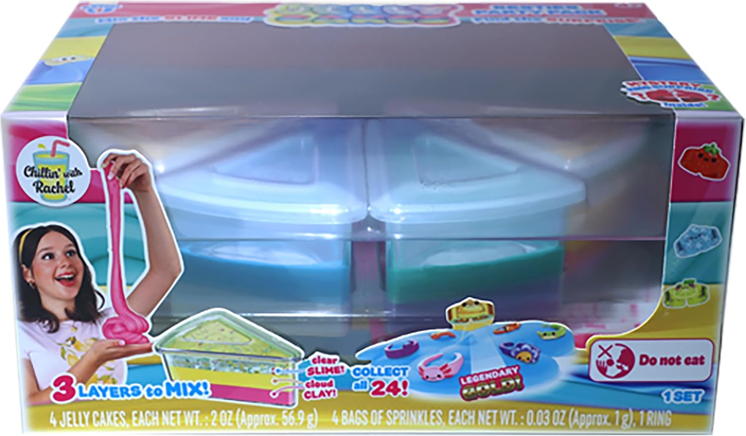 Sky Castle Jelly Cakes? Bestie Party Pack 3 Layer Cake-Shaped Compound