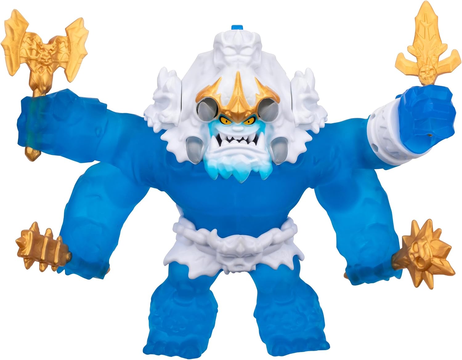Goo Jit Zu KING FROSTBITE 10Inch Action Figure with 35+ Phrases and Lights