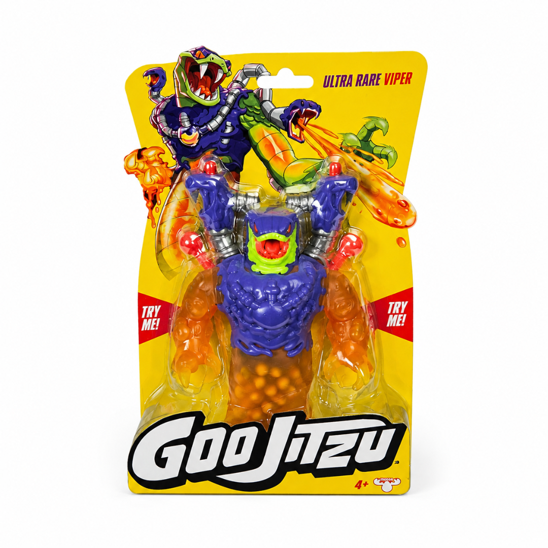 Goo Jit Zu Ultra Rare Viper Action Figure ? Stretchy Squishy Toy