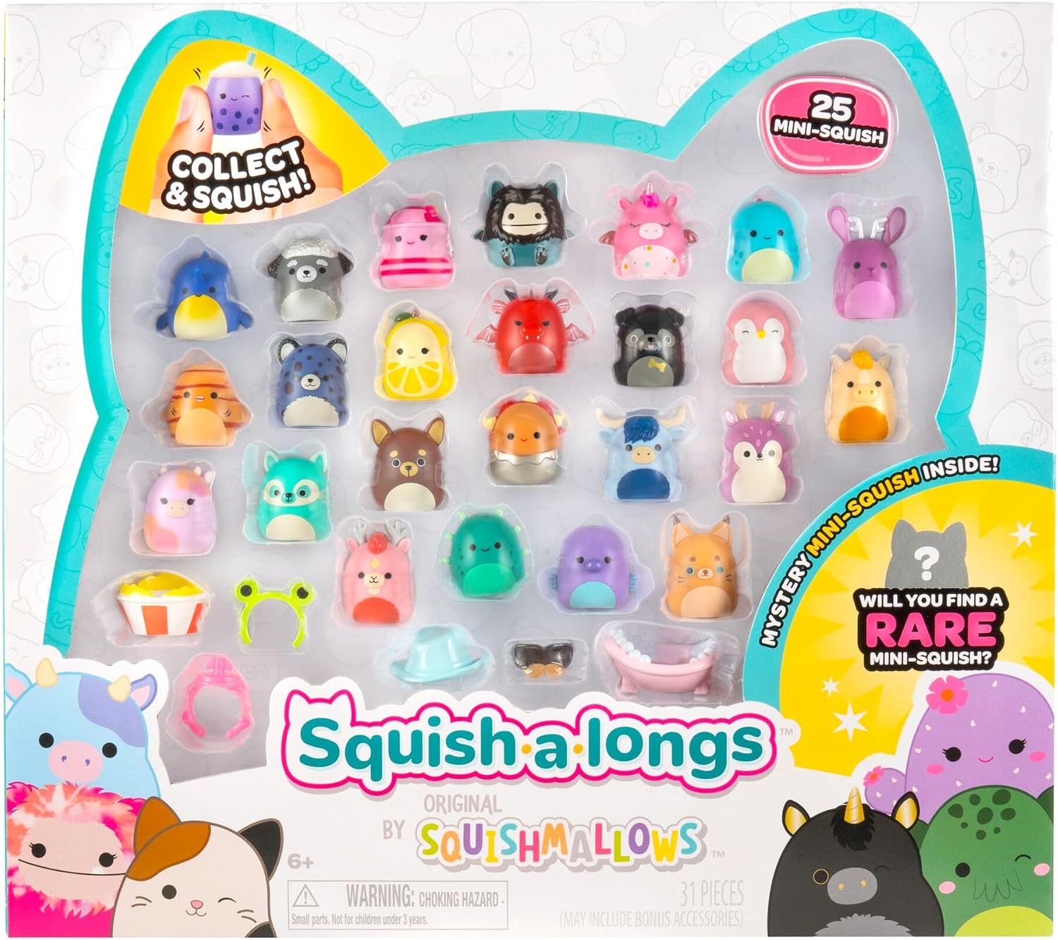 Squish-a-longs Mini-Squish 25-Pack Wave 5, Style 1
