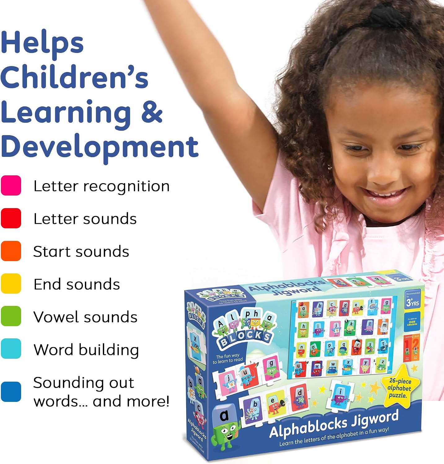 ALPHABLOCKS JigwordAesthetic Interactive ABC Word Building Jigsaw