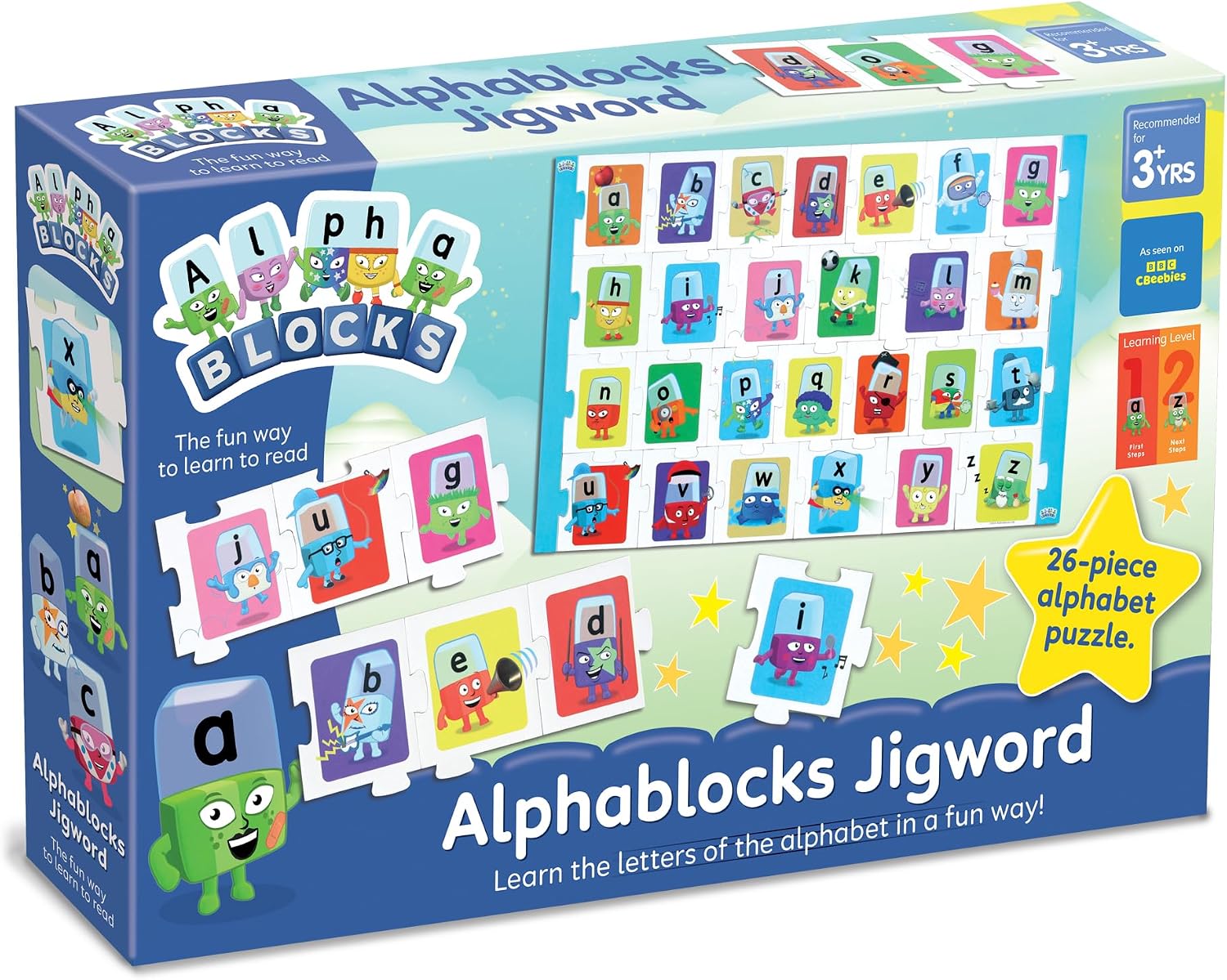 ALPHABLOCKS JigwordAesthetic Interactive ABC Word Building Jigsaw
