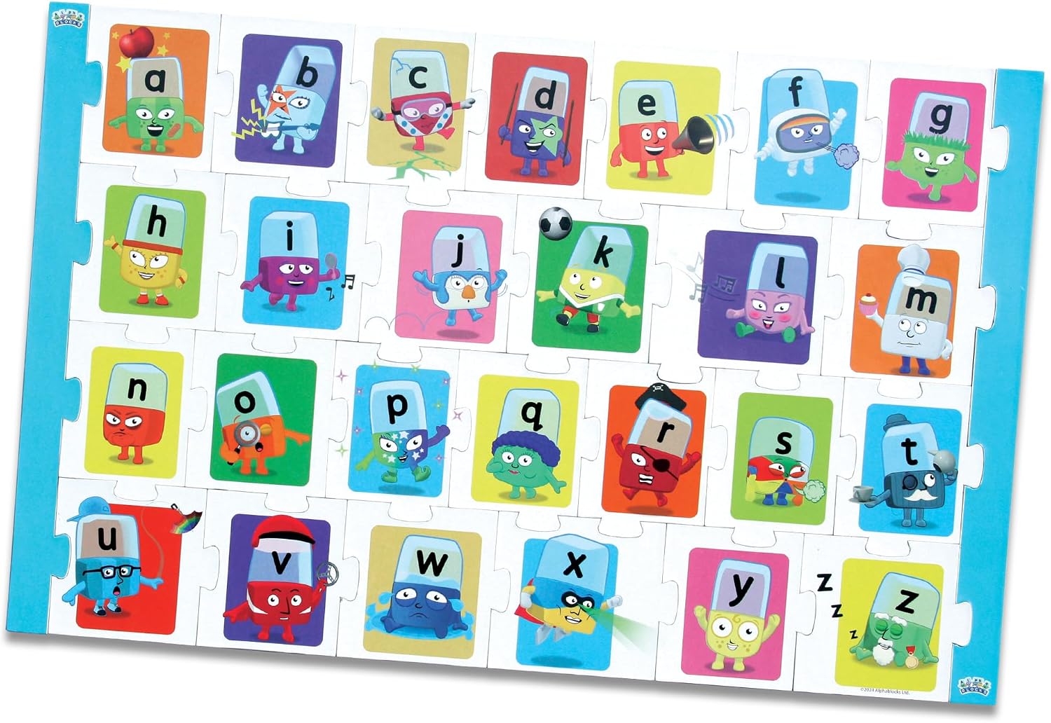 ALPHABLOCKS JigwordAesthetic Interactive ABC Word Building Jigsaw