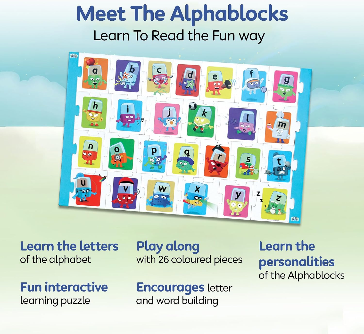 ALPHABLOCKS JigwordAesthetic Interactive ABC Word Building Jigsaw