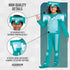 Minecraft Diamond Armour Fancy Dress for Kids 4-6 YEARS