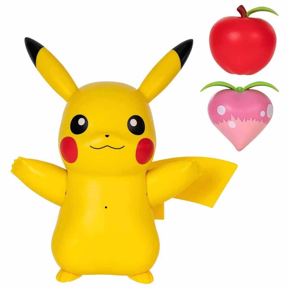 Pok�mon Train and Play Deluxe Pikachu 4.5-Inch Pikachu Figure with Lights, Sounds