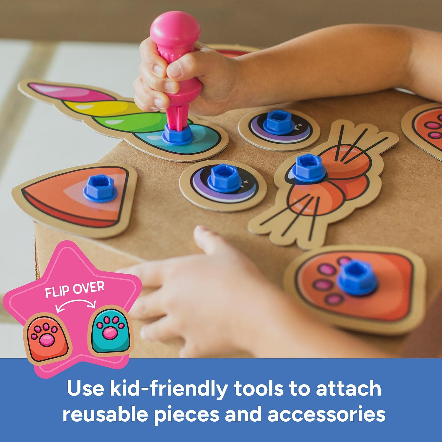 Learning Resources Boxineers Cardboard Animals - Creative Craft Supplies