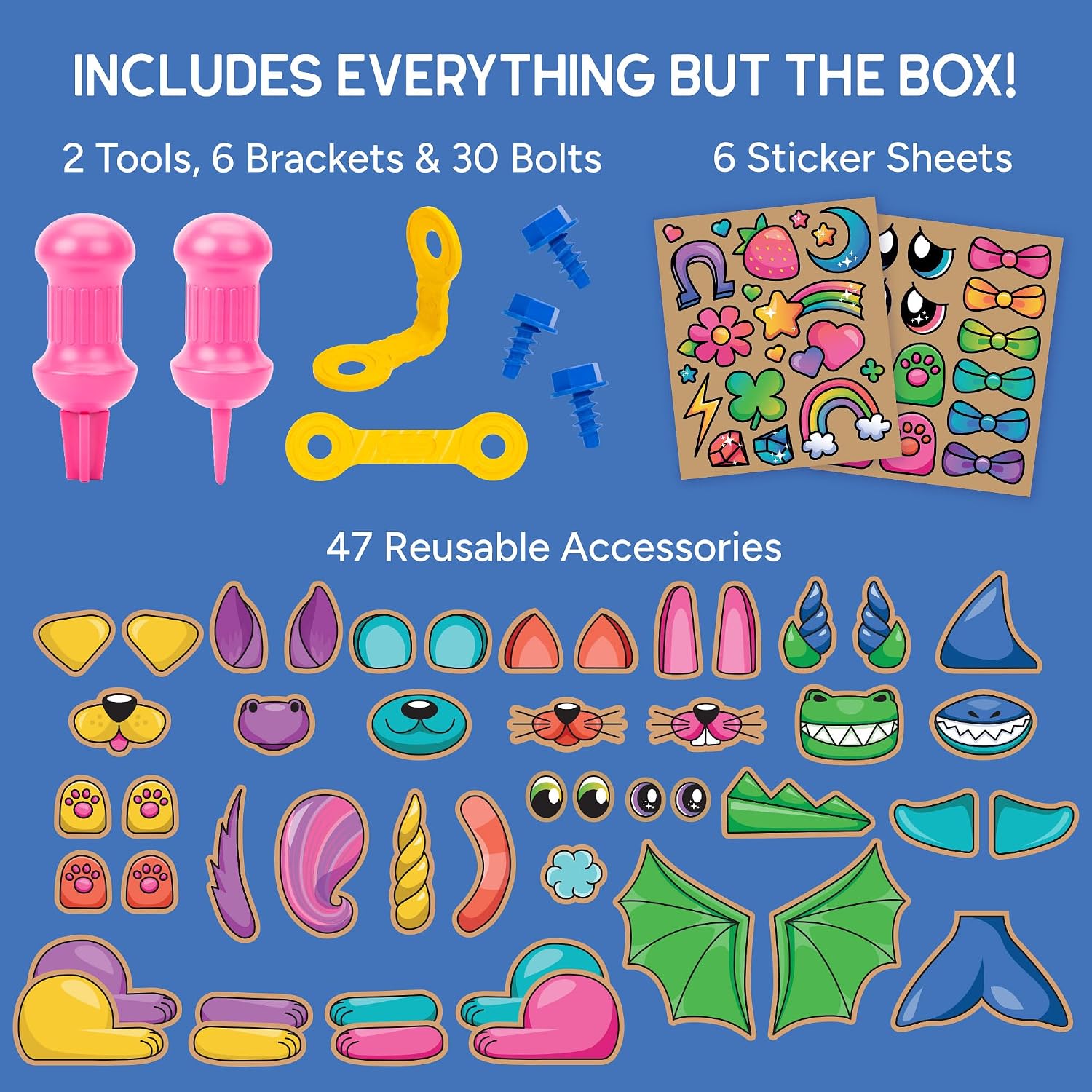 Learning Resources Boxineers Cardboard Animals - Creative Craft Supplies