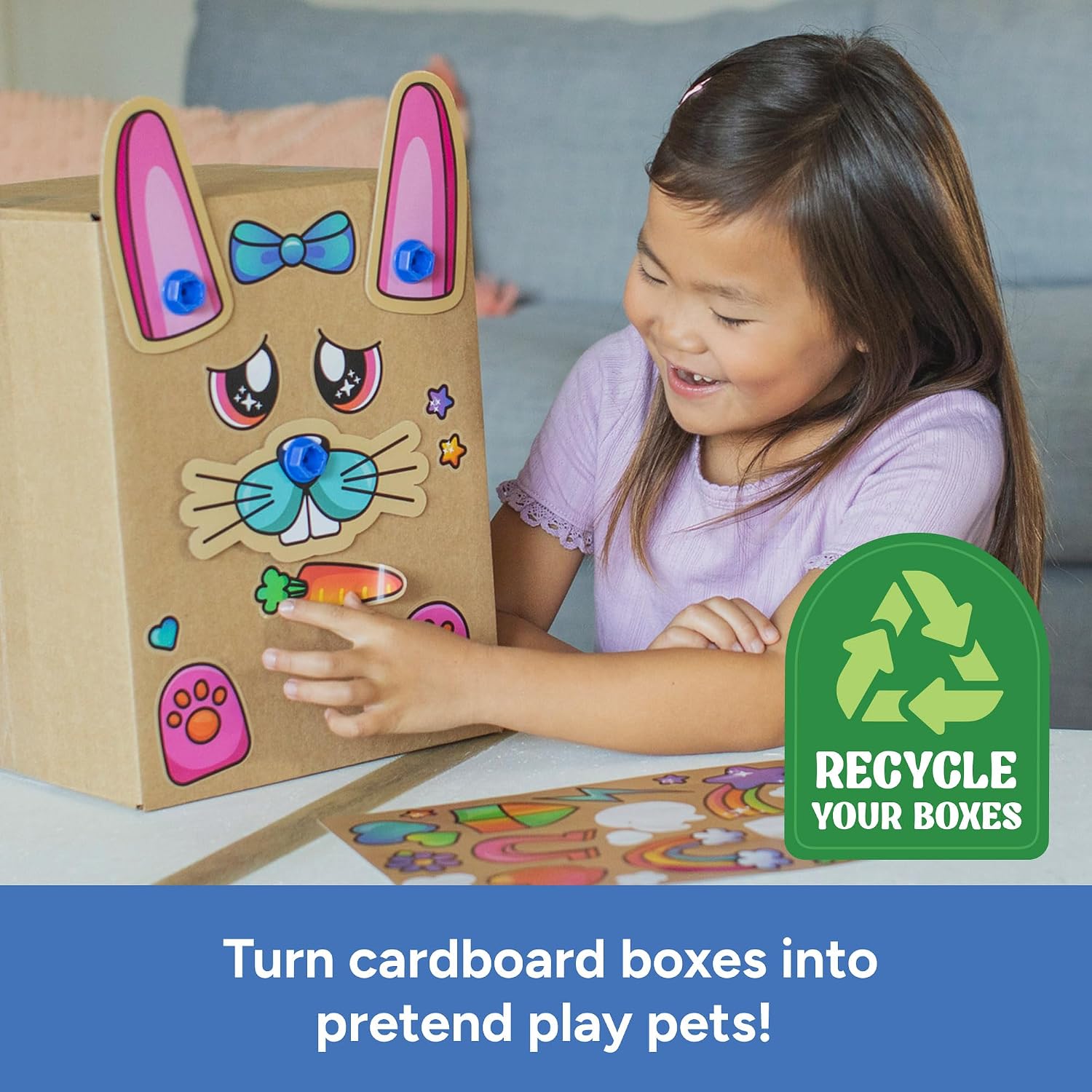 Learning Resources Boxineers Cardboard Animals - Creative Craft Supplies