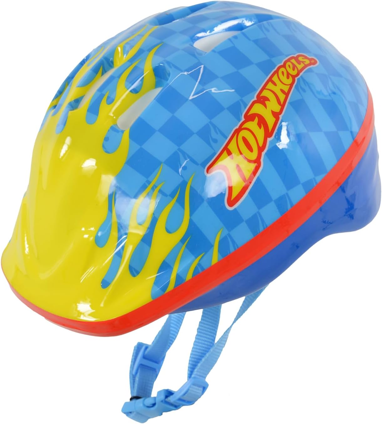 Kids Hot Wheels Safety Helmet Adjustable 48-52cm To Fit Ages 2-4