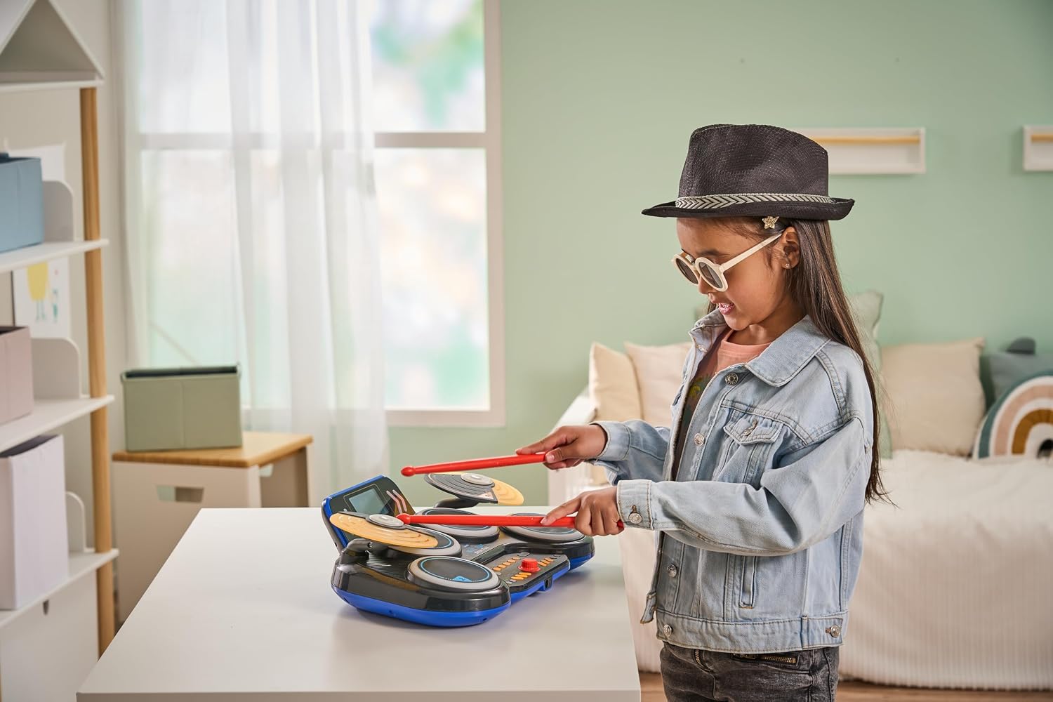 VTech KIDI DJ DRUMS Light-up Electronic Drum Kit for Kids