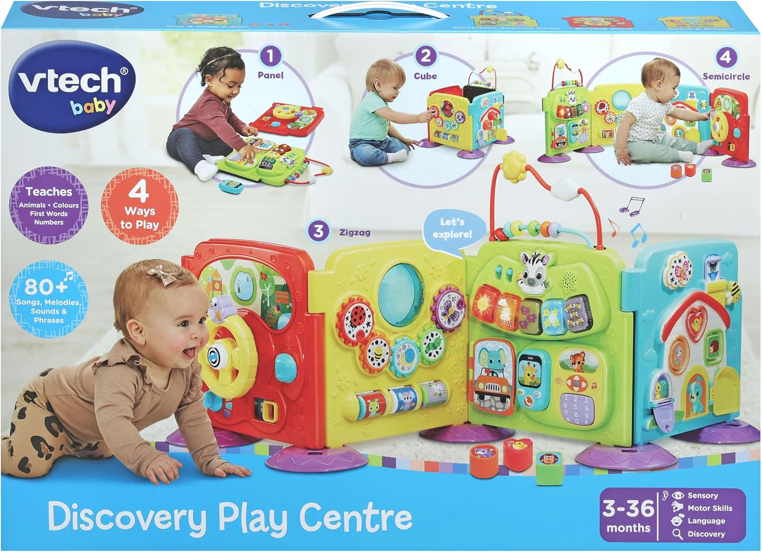 VTech Baby Discovery Play Centre 3 Play Modes Educational Fun Musical Toy