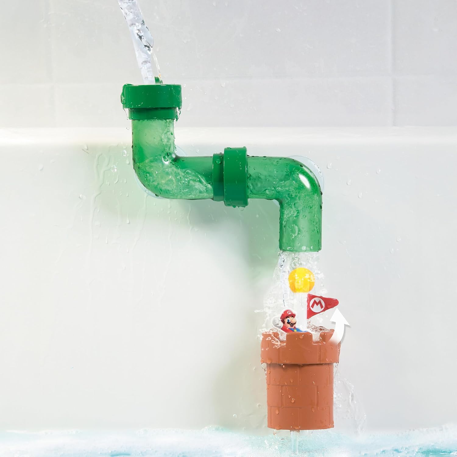 TOMY Toomies My Mario Bath Pipes Playset Ages 2 Years and Up