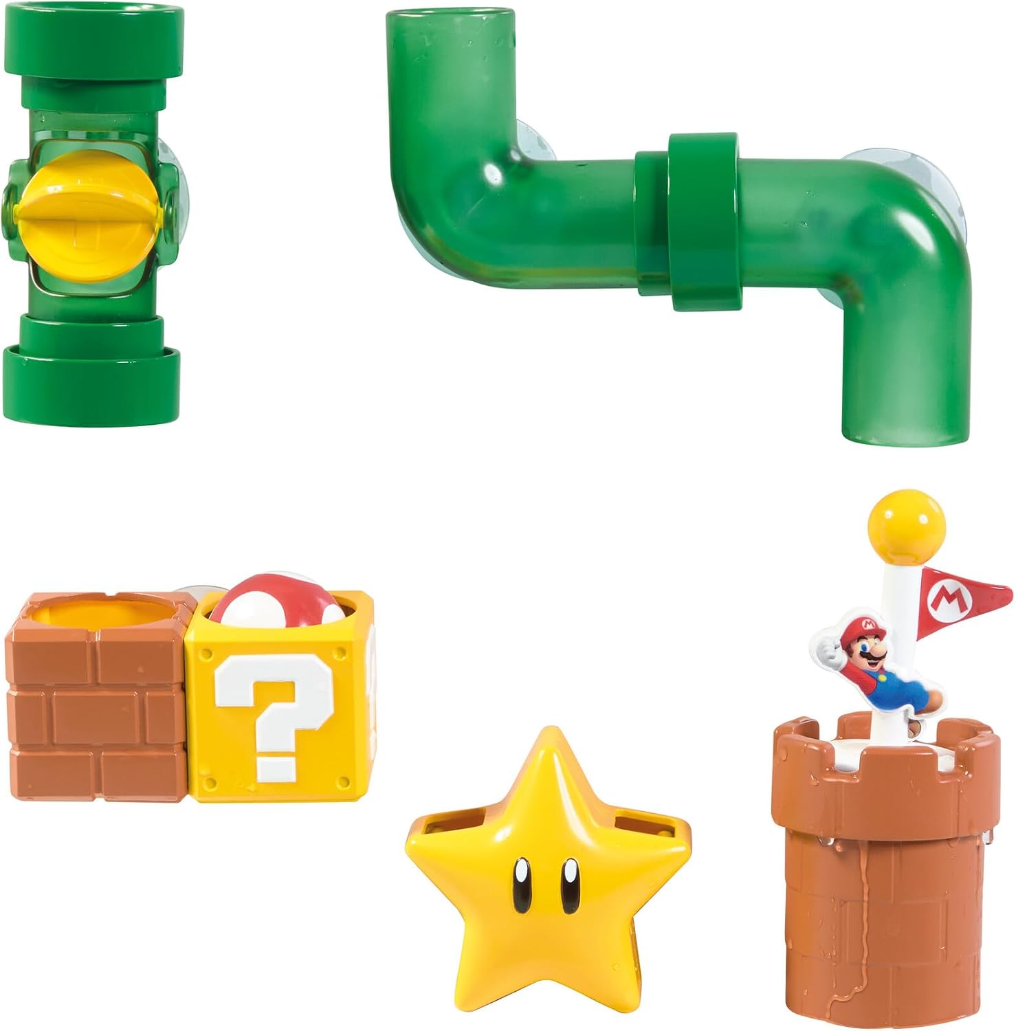 TOMY Toomies My Mario Bath Pipes Playset Ages 2 Years and Up