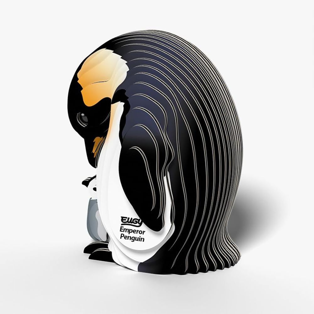 EUGY EMPEROR PENGUIN 3D Paper Puzzle Craft Kit