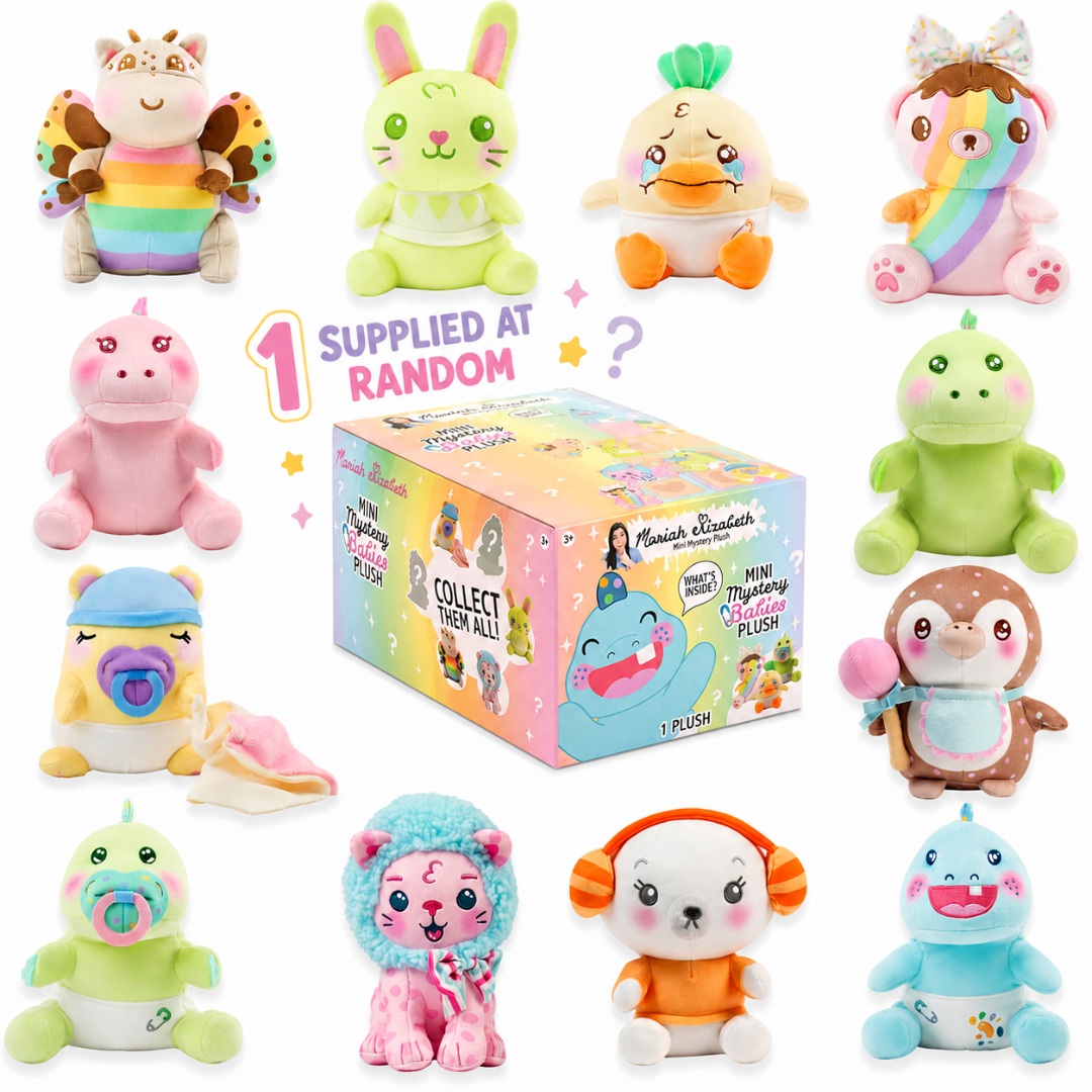 Moriah Elizabeth 6 inch Mini Mystery Plush Series 4, BABIES Soft Plush Toy