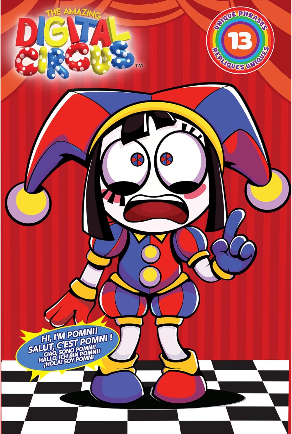 The Amazing Digital Circus TALKING POMNI 30cm Soft Plush Toy