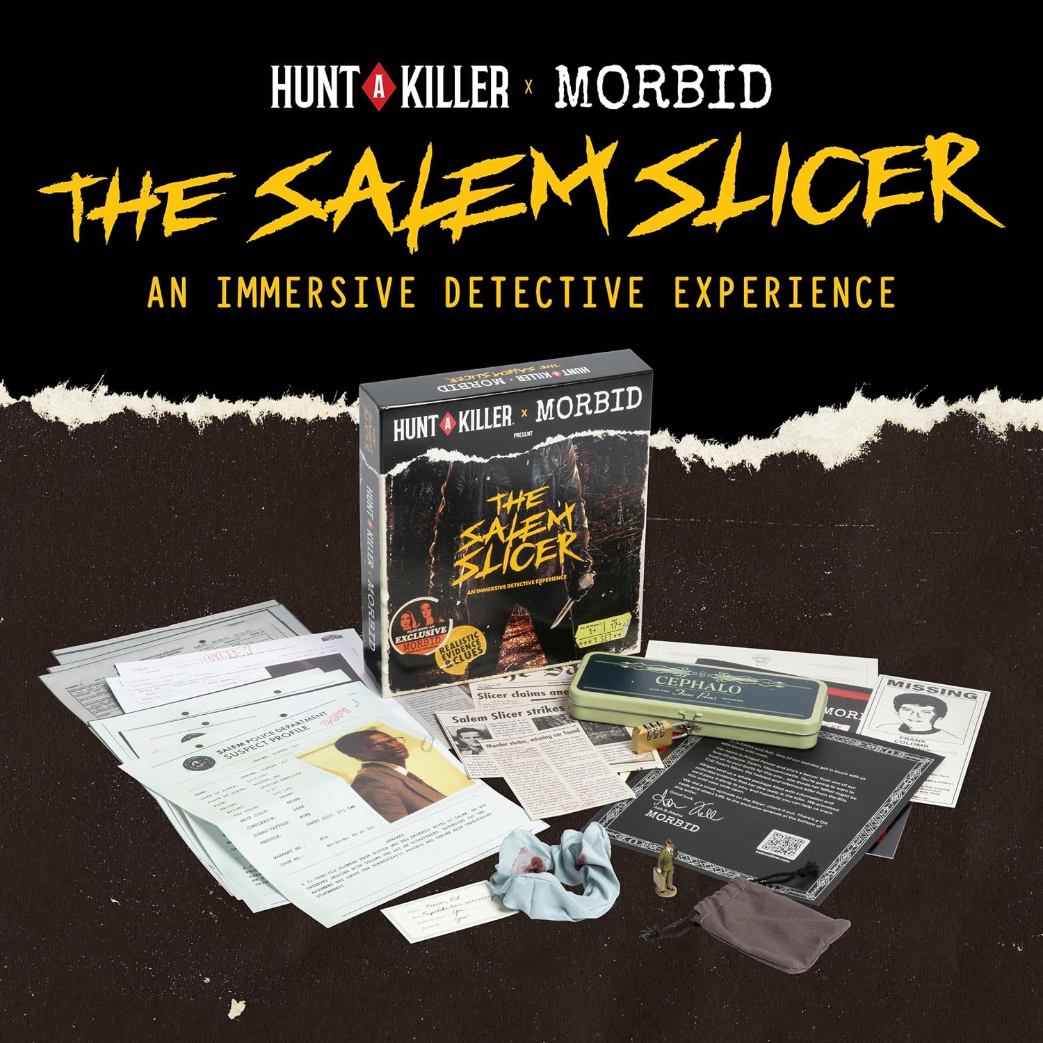 Hunt A Killer x Morbid The Salem Slicer Murder Mystery Game for Adults