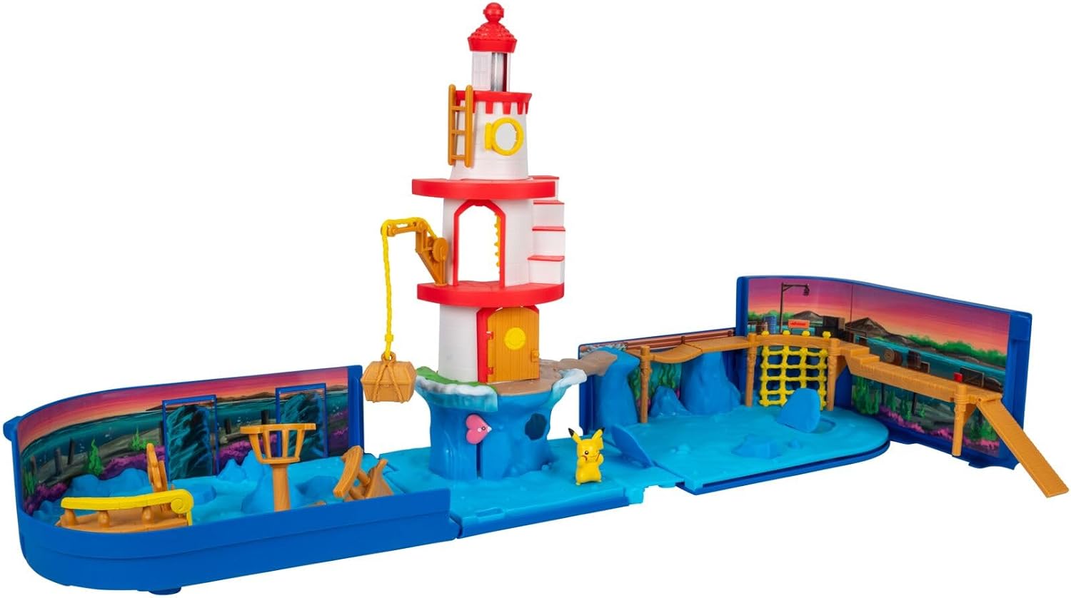 Pokemon Carry Case Lighthouse Exploration Backpack Playset